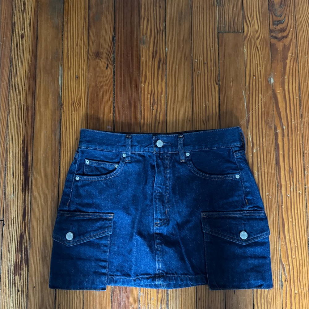 Denim Mini Skirt